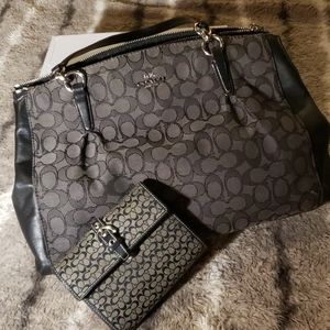 Coach Purse w/ Matching Wallet